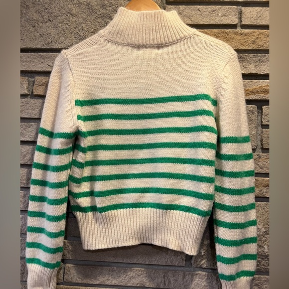 &Merci Striped Sweater green and cream - Picture 4 of 8